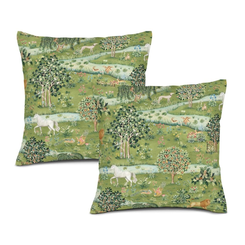 7805 William Morris Floral Throw Pillow Covers Cozy Square Throw
